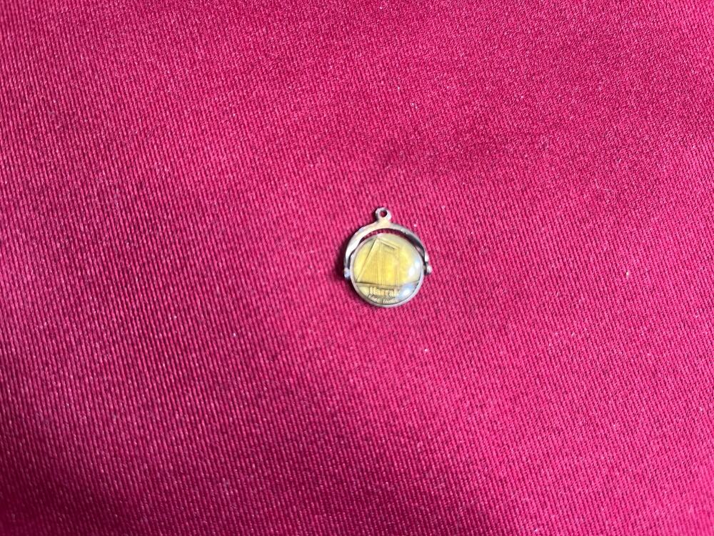 Vintage Sterling Silver Harrah's Lake Tahoe Spinner Charm 70s Casino Memorabilia
